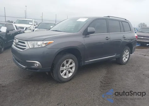 2013 Toyota Highlander Base Plus from USA, damaged, VIN 5TDZA3EH7DS031687